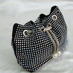 Sequence Beaded Sling Purse - Black Multicolour