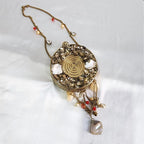 Crystal Mini Clutch Purse - Brass Golden