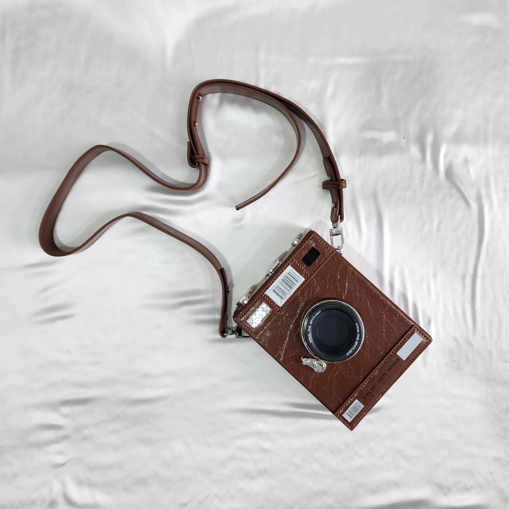 Vintage Style Camera Sling Bag - Brown