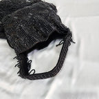 Beaded Sequin Potli Bag - Black