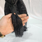 Beaded Sequin Potli Bag - Black