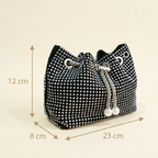 Sequence Beaded Sling Purse - Black Multicolour