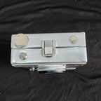 Camera Look Vintage Sling Bag - Silver