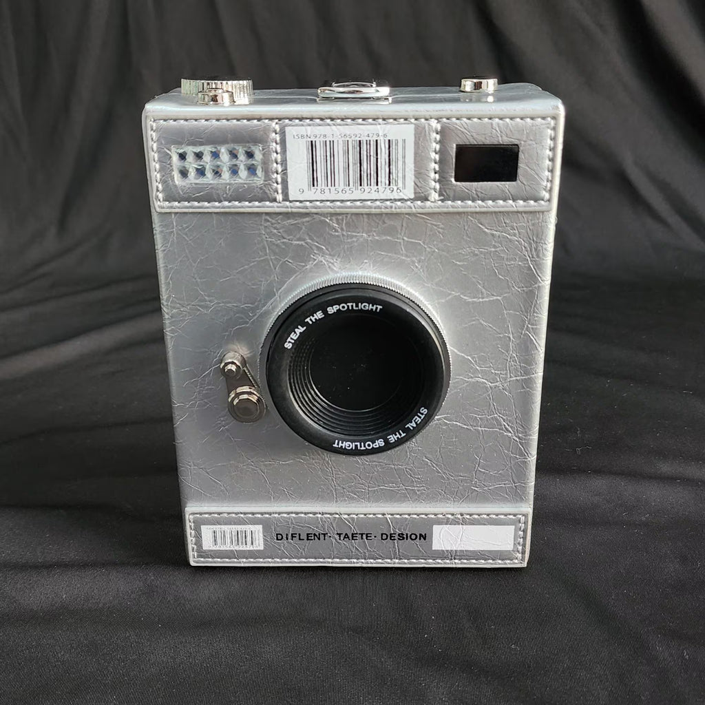 Camera Look Vintage Sling Bag - Silver