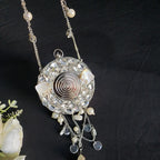 Silver Mini Clutch Purse for women