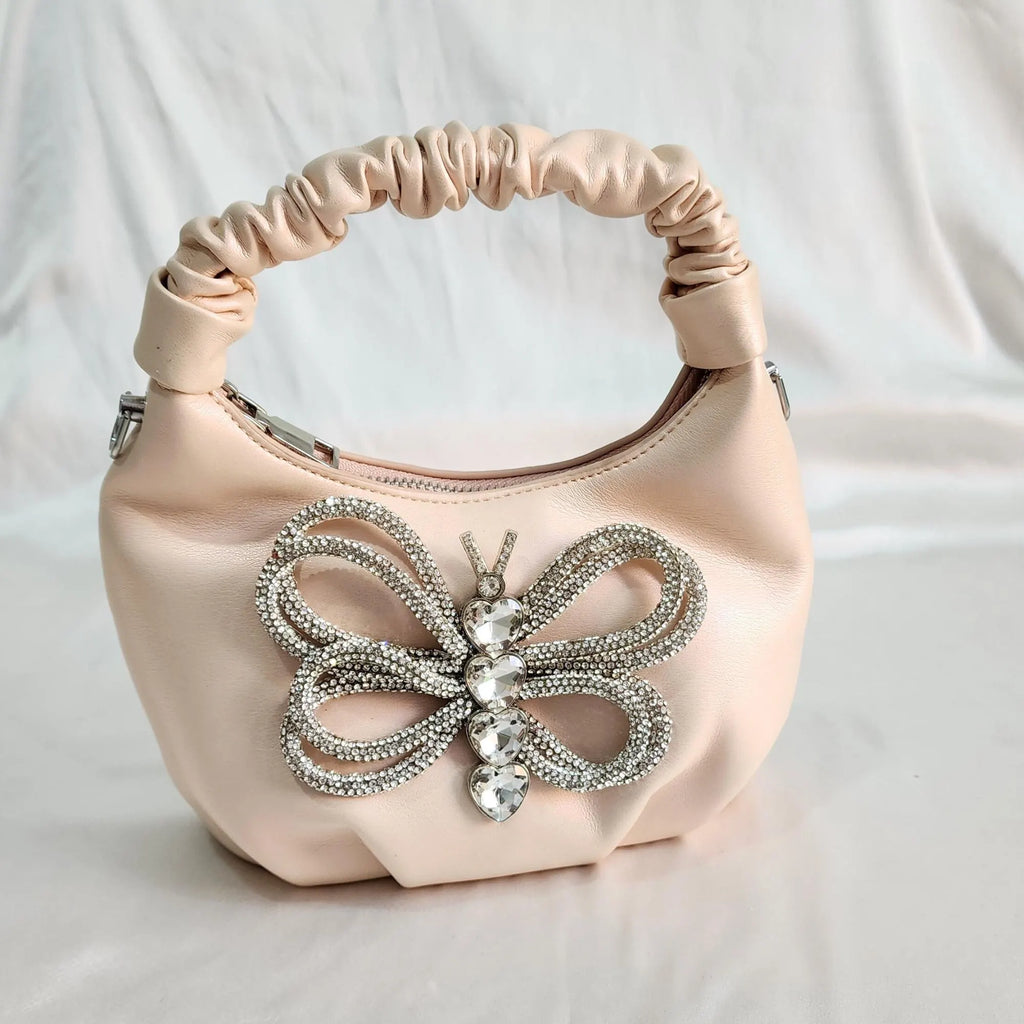 Crystal Beaded Sling - Pink