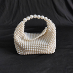 Ivory Pearl Beaded Bag Wedding Clutch