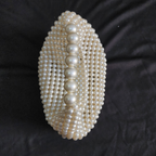 Ivory Pearl Beaded Bag Wedding Clutch