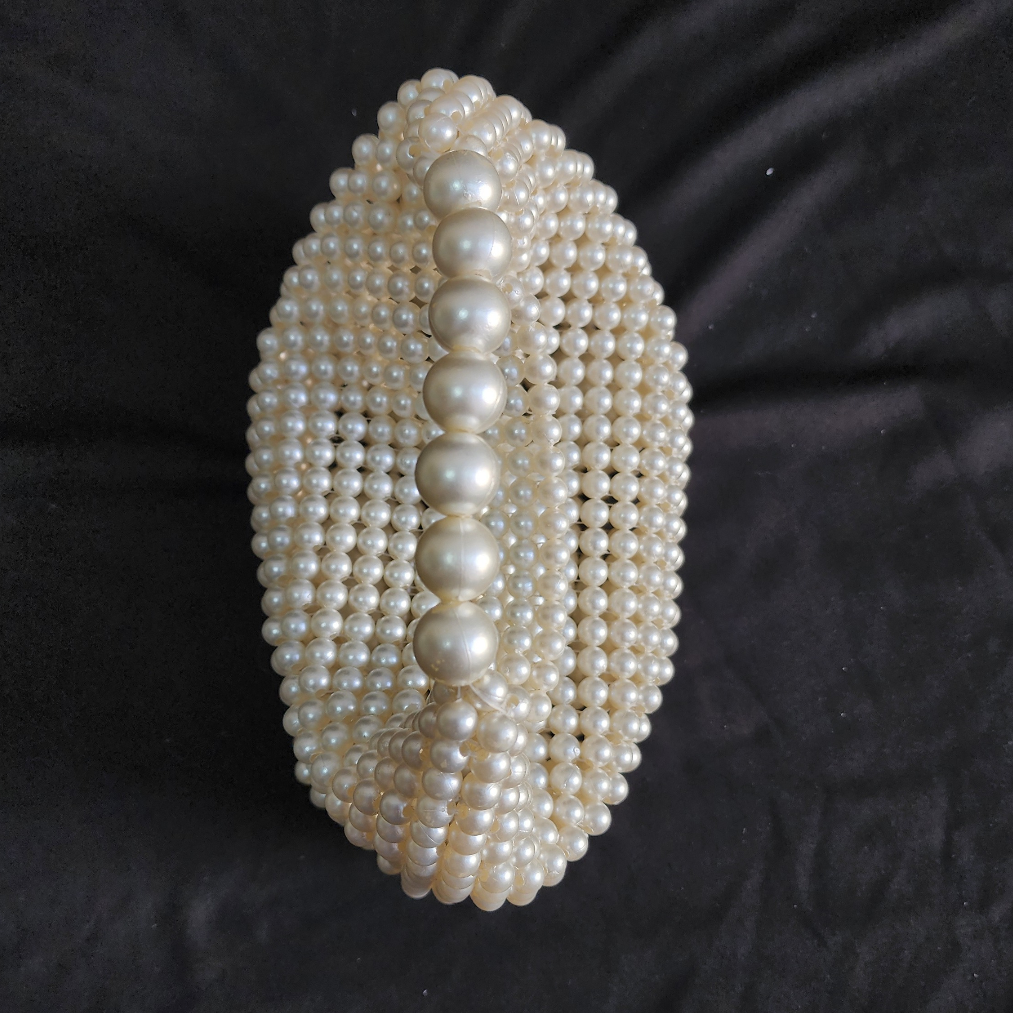 Ivory Pearl Beaded Bag Wedding Clutch