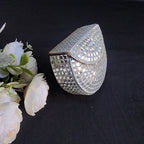 Handmade Mirror Clutch Purse with Sling